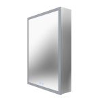Breccan 20 x 28 Inch Single Door LED Medicine Cabinet