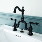 Bellmont Bridge Bathroom Sink Faucet - Metal Lever Handles