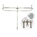 Side Deck Mount Shower Kit with Classic Spout Faucet