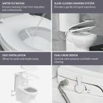 Non Electric Rear / Front Wash Bidet Toilet Seat