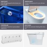 Heated Seat Smart Toilet Bidet Combo