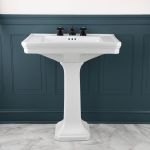 32 Inch Pedestal Bathroom Sink - 8 Inch Centers