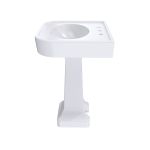 Crest 26 Inch Pedestal Bathroom Sink - 8 Inch Faucet Drillings