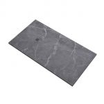 60 x 32 Stone Shower Base - Grey Marble