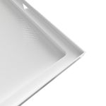 Maidstone Rejuvenate 36 in. D x 48 in. W x 2 3/4 in. H Center Drain Single Threshold Shower Base in White