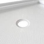 Maidstone Rejuvenate 36 in. D x 48 in. W x 2 3/4 in. H Center Drain Single Threshold Shower Base in White