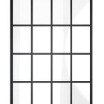 Maidstone Elizabethan 34 in. W x 72 in. H Single Panel Frameless Shower Door
