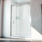 Maidstone Millie 44-48 in. W x 76 in. H Semi-Frameless Bypass Shower Door