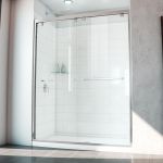 Maidstone Millie 56-60 in. W x 76 in. H Semi-Frameless Bypass Shower Door