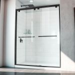 Maidstone Millie 56-60 in. W x 76 in. H Semi-Frameless Bypass Shower Door