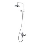 Exposed Thermostatic Bathroom Shower Set with Handshower