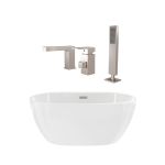 Matteo Acrylic Double Ended Freestanding Tub Package
