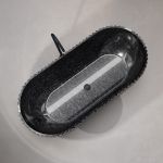 Ansel 67 Inch Carbon Fiber Freestanding Tub