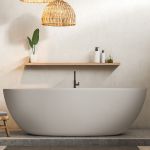 Cannes 65 Inch Solid Surface Double Ended Tub 