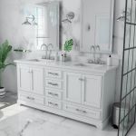 Hampshire 72 Inch Oak Vanity with Rectangle Sink