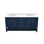 Millie 72 Inch Oak Vanity with Rectangle Undermount Sink