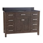 Neeson 60 Inch Oak and Birch Console Vanity