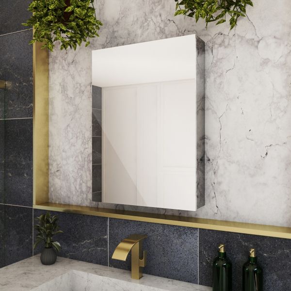 Corvina 20 x 28 Inch Single Door Medicine Cabinet