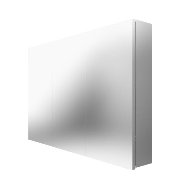 Breccan 36 x 24 Inch Triple Door Medicine Cabinet