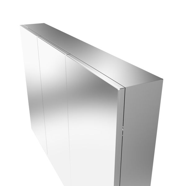 Breccan 36 x 24 Inch Triple Door Medicine Cabinet