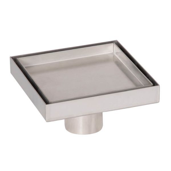 5 Inch Square Tile Insert Shower Drain