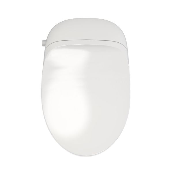 Heated Seat Kick Flush Smart Toilet Bidet Combo