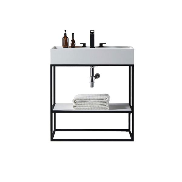 40 Inch Console Bathroom Sink - 8 Inch Faucet Drillings