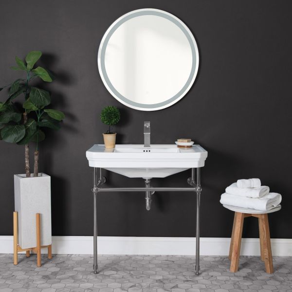 32 Inch Console Bathroom Sink