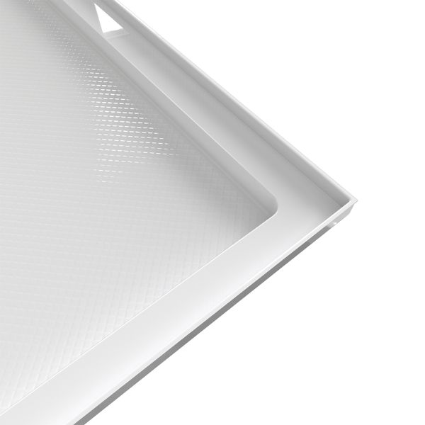 Maidstone Rejuvenate 32 in. D x 48 in. W x 2 3/4 in. H Center Drain Single Threshold Shower Base in White