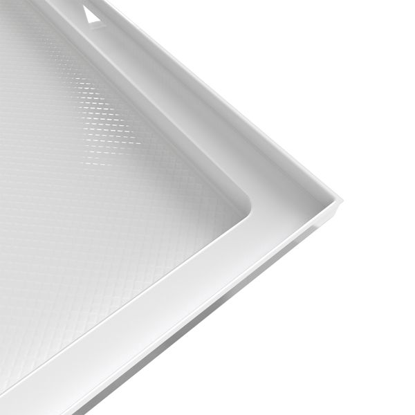 Maidstone Rejuvenate 32 in. D x 60 in. W x 2 3/4 in. H Center Drain Single Threshold Shower Base in White