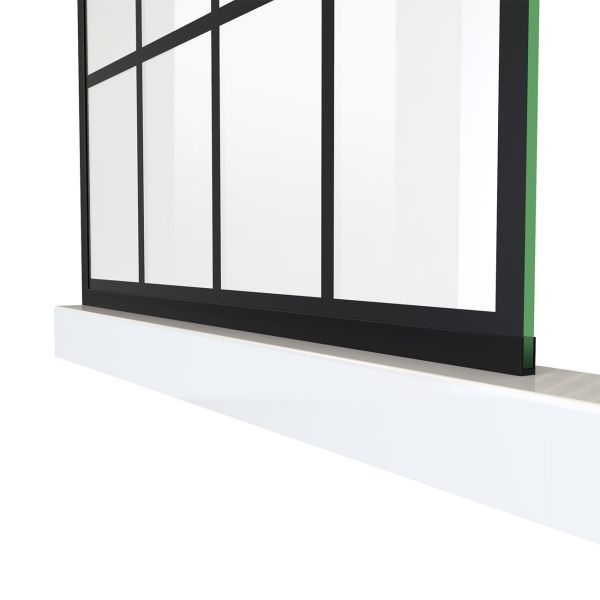  Open Entry Design in Matte Black