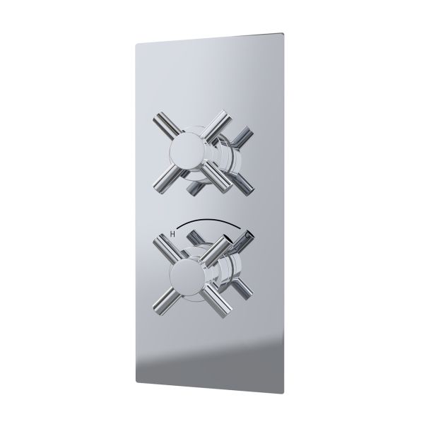 Thermostatic Valve - 2 Cross Handles