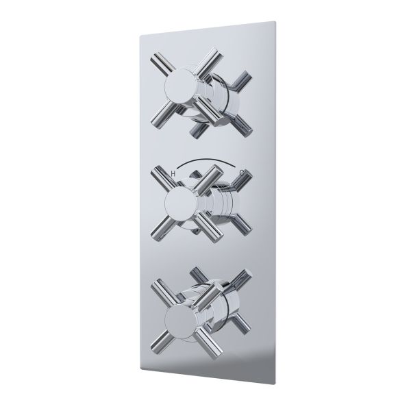 Thermostatic Valve -3F- 3 Cross Handles