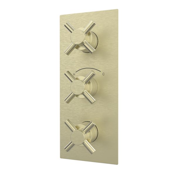 Thermostatic Valve -3F- 3 Cross Handles