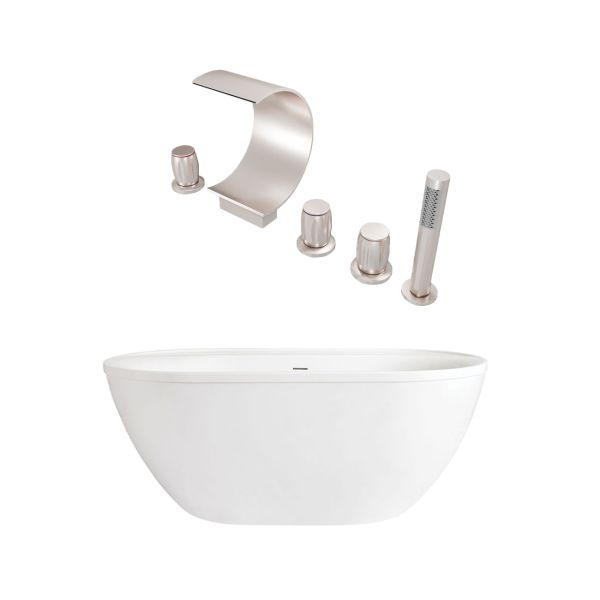 Jackson Acrylic Double Ended Freestanding Tub Package