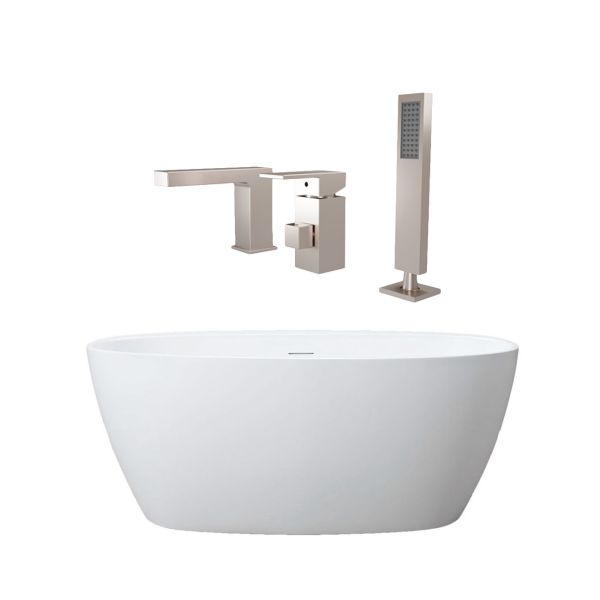 Medway Acrylic Double Ended Freestanding Tub Package