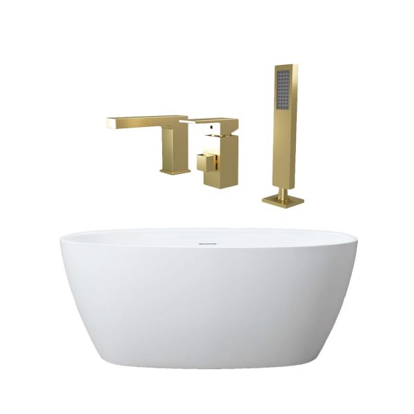 Medway Acrylic Double Ended Freestanding Tub Package