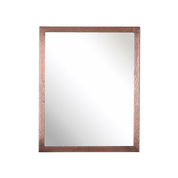 25 Inch Copper Mirror