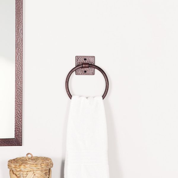 7 Inch Copper Towel Ring