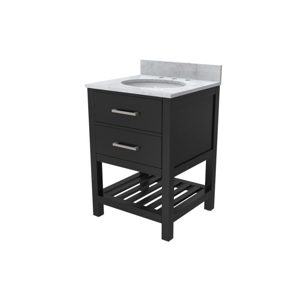 Holden 24 Inch Birch and Oak Console Vanity