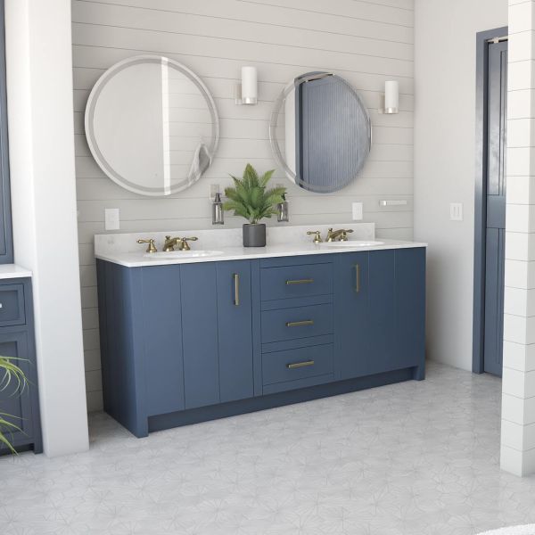 Wexler 72 Inch Solid Oak Bathroom Vanity