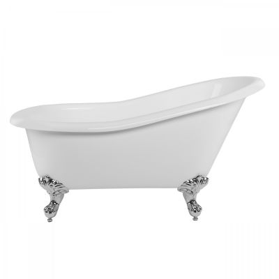 Hawke Acrylic Clawfoot Slipper Tub