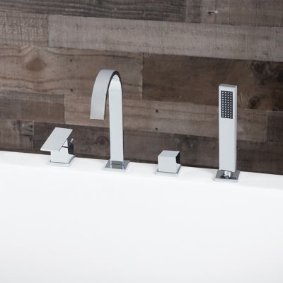 Roman Deck Mount Tub Faucet with Handshower