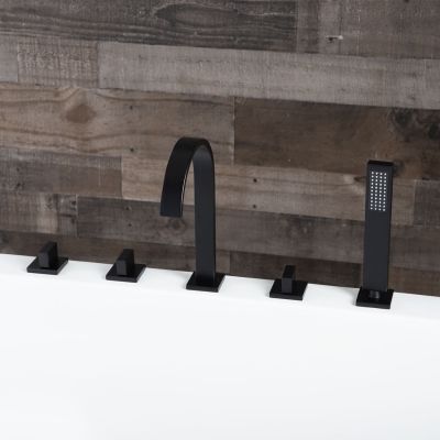 Roman Deck Mount Tub Faucet with Handshower