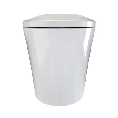 Heated Seat Kick Flush Smart Toilet Bidet Combo