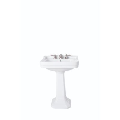 24 Inch Pedestal Sink With Backsplash 