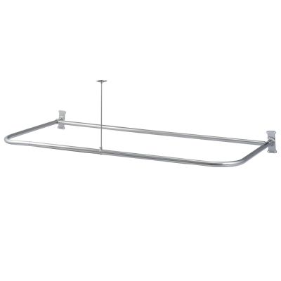 D-Ring Shower Curtain Rod