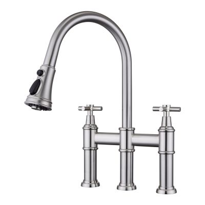 Bridge Pull Down Kitchen Sink Faucet - Bridge Style