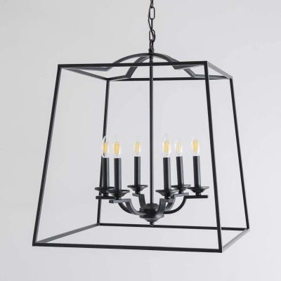 Six Bulb Chandelier 