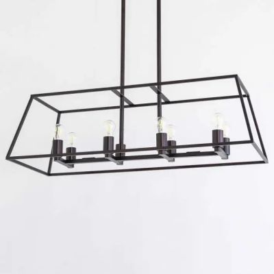 Eight Bulb Chandelier 